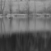 Felix-Petrenz: Winterangeln im halb zugefrohrenen Rottachsee