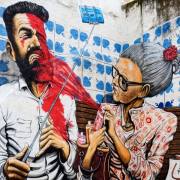 Hans-Werner Bormann: Lissabon Graffiti V