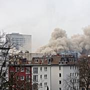 Hans-Werner Bormann: Sprengung AfE(Uni-)Turm, Frankfurt, 02.02.2014 V