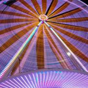 Martin Konopka: Lichtkunst - Herbstmesse Freiburg