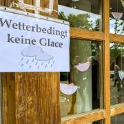 Da heißt es dem Wetter Tribut zu zollen ...