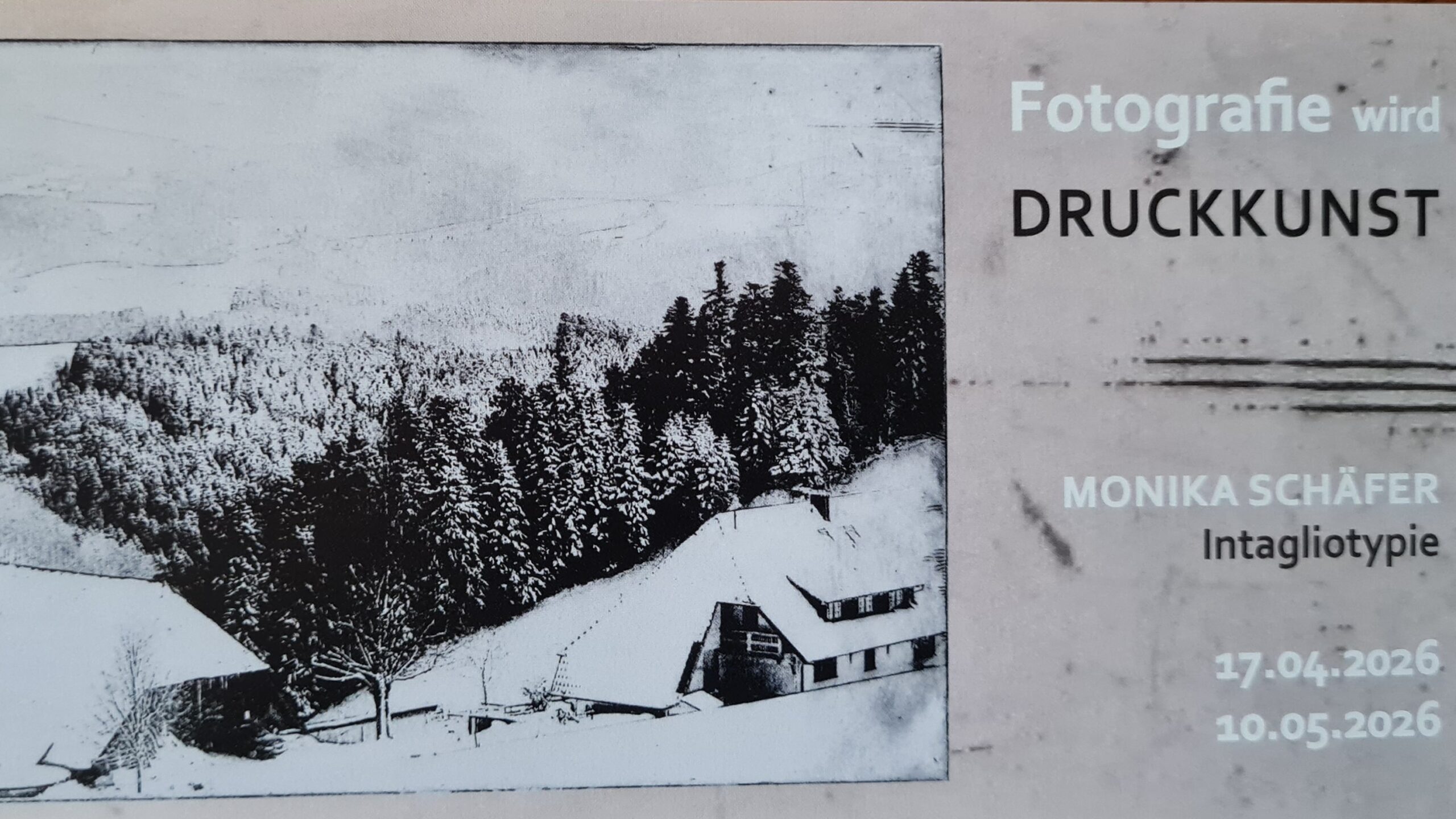 Vernissage zur Ausstellung Fotografie wird DRUCKKUNST…